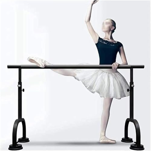 JvFbjLF Ballettstange, Bodenstange, Feste höhenverstellbare Massivholz-Tanzstange, Fitness-Stretching-Übungs-Ballettstange(2m)