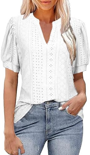 Camicette da Donna in Saldo Maglia con Finta Camicia Donna Blusa Cotone Celeste Maglietta Color Senape Magliette Decathlon Palestra Mezza Manica Fuxia Corta Verde T Shirts Basic Fucsia Fluo