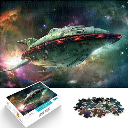 1000 Piece Jigsaws for teenagers Puzzle Futurama Planet Express Train your brain and hands 26x38cm Suitable for couples for ages 14+