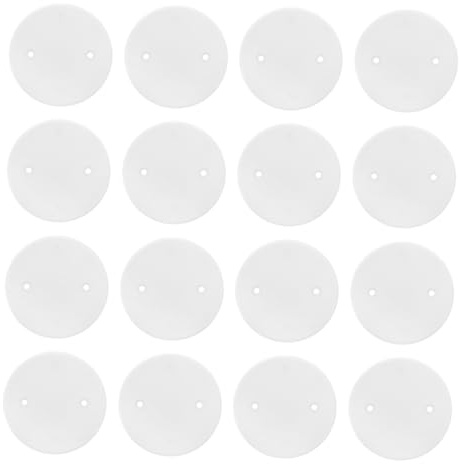 Homoyoyo 25 pièces Cache Plafond Rond Octogonal Couvercle de Panneau Électrique pour Protection et Organisation des Câbles Installation Facile pour Intérieur Résidentiel et Professionnel