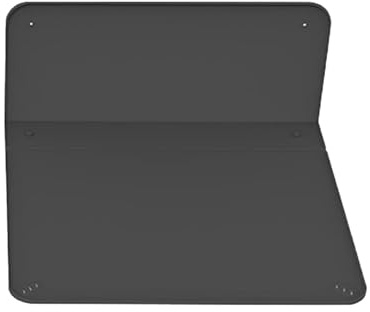 Bac à urinoir pour chien - Anti-déversement en forme de L - 89 x 65 x 0,5 cm - Support pour tapis d'uriner pour chiot - Solution d'entraînement hygiénique