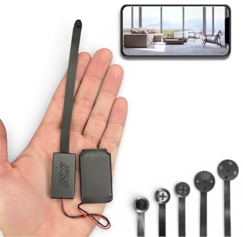Il Detective Mini Telecamera WiFi di Sorveglianza con Sensore di Movimento, con Batteria, Controllo da Smartphone, Mini Telecamera Micro FULL HD