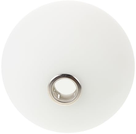 GLSTOY Paralume a Sospensione a Forma di Globo in Vetro Smerigliato Bianco 140mm, Copertura Luminosa Sferica G9 di Ricambio per Lampada da Soffitto, Calotta Coprifili per Illuminazione