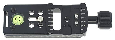 100 mm Rail Nodal Slide Metall Schraubknopf Klemme Schnellwechselplatte für Stativ Kugelkopf Quick mit RRS Arca Swiss kompatibel