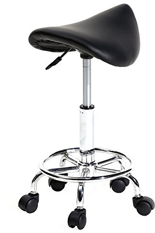 Alightup Tabouret Ergonomique à roulettes, Tabouret de Massage Pivotant 360°, Hauteur Réglable 51-65 cm, pour Salons de Massage, Bureaux et Cliniques