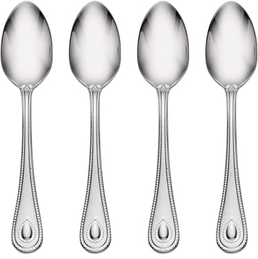 Lenox 894746 French Perle Teaspoons, Set Of 4