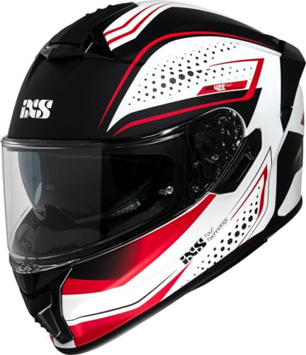 IXS iXS422 FG 2.2 Helm, weiß/rot, S (55/56)