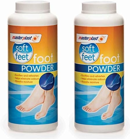 YSAMAX 2x Soft Feel Foot Powder, Foot Odour Eliminator Talc, Stinky Soft Feet Powder, Soothes Refreshes (Pack of 2)