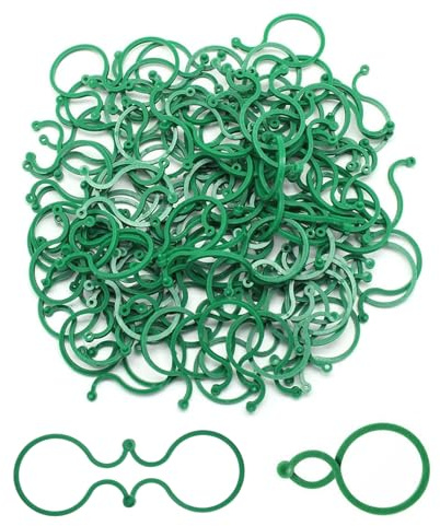 Sujetadores De Plantas De Jardín - Clips de Jardín para Plantas Trepadoras y Enredaderas - Fijación Interior Exterior para Enredaderas De Pepino Tomate Vegetal Orquídea
