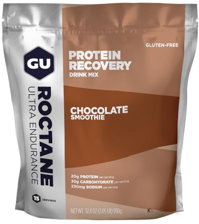 GU Roctane Protein Recovery Drink Mix Chocolate Smoothie