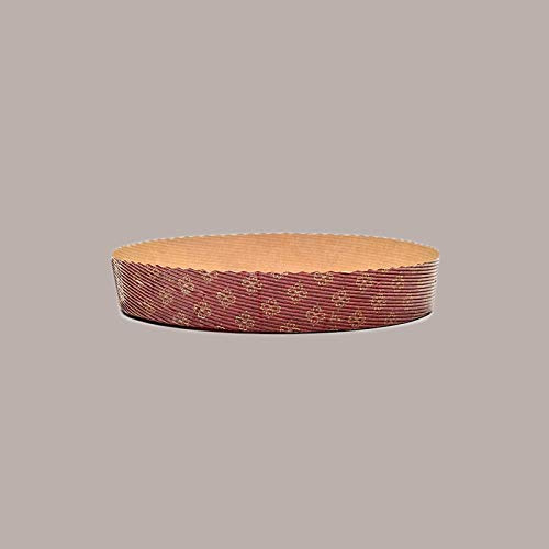 Lucgel Molde con forma de cocción de papel de horno desechable de una porción para tarta, 10 cm de diámetro, 3 cm – 20 unidades