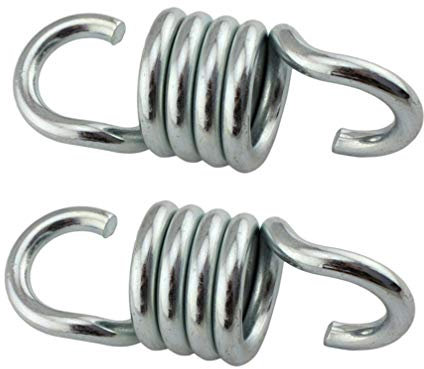 Cabilock 4piezas Muelle para Silla Colgante De Resortes De Acero Inoxidable Muelles Reforzados para Hamacas Colgantes Uso Porche y Jardín