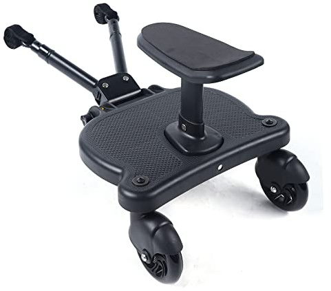Pedana universale per passeggino per bambini di età compresa tra 3 e 7 anni, con seduta per passeggini fino a 25 kg