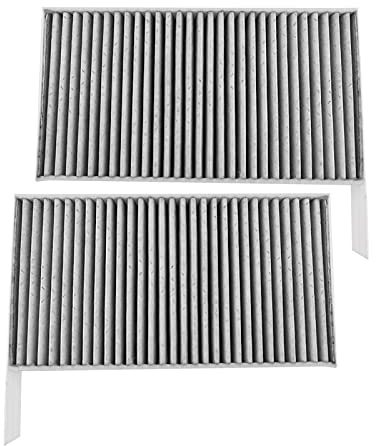 Aktivkohle Innenraumfilter 2er, Für /Y | Klimafilter, Staub-/Pollen-/PM2.5-Filter, Atmungsaktiv, Langlebig, Einfacher Wechsel, 2019-2021