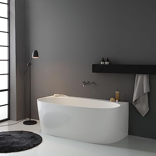 Kiamami Valentina - Mineralguss Raumsparbadewanne oval | Luisa