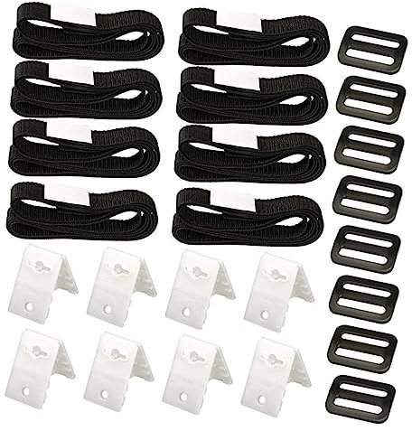 Toddmomy 1ensemble Kit De Sangles pour Couverture Solaire De Piscine Accessoire De Roulage pour Bâche De Piscine Installation Facile Et