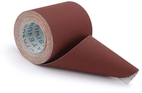 Rollo de Papel de Lija Grano 400,100 mm x 10 m,papel de lija de óxido de aluminio para lijar muebles de carpintería