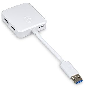 Raspberry Pi® SC1636 USB-hubb 4 Port USB-A USB 3.0 5 GBit/s Vit SC1636