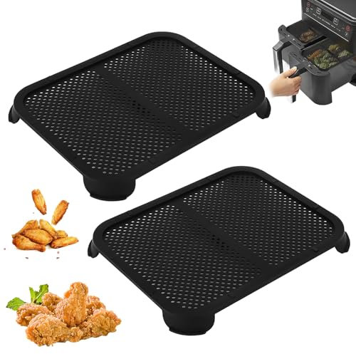 Hot Air Fryer Splash Guard Compatible with N-inja AF400EU AF451EU DZ401 Silicone Splash Guard, Effective Grease Splash Protection, Reusable Splash Guard, Air Fryer Accessories
