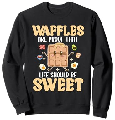 Funny Waffles Breakfast Cakes Apparel - Cool Waffle Maker Sweatshirt