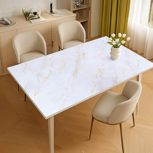 IlGruppone Copritavolo Stampato in PVC Alto 1.2 Mm Pellicola Protettiva Cover Proteggi Tavolo Tovaglia Protezione Mollettone Spesso Antimacchia Urti Olio Graffi Impermeabile - Dis10-100x110Cm