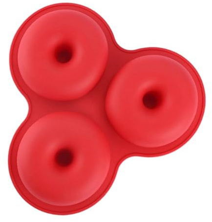Salyeeluly Moule à Donuts - Moule en Silicone Résistant à la Chaleur | Moules À Donuts Réutilisables Pour Friteuse Sans Huile - Pour Préparation de Petit-déjeuner Bagels Gâteaux Snacks Cuisine Fêtes