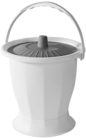 ifundom Plastic Portable Urine Pot Elderly Urinal with Lid Sturdy Convenient to Clean Portable Potty Pot for Travel and Home Use Suitable for Children and Elderly
