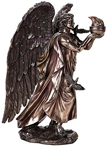 Erzengel Chamuel Engel Friedensbringer Healer of Relationship Sammlerfigur Bronze
