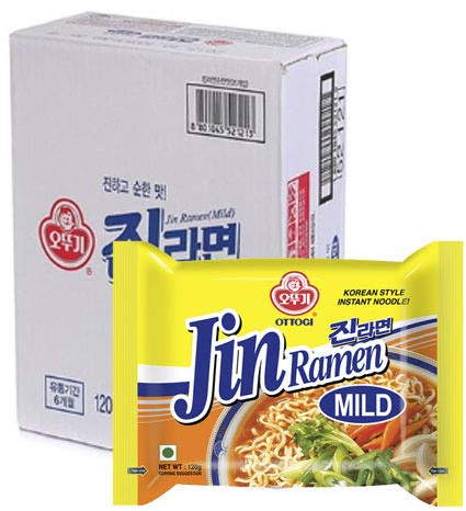 Ottogi Jin Ramyon (mild) 120 g (20er Pack)