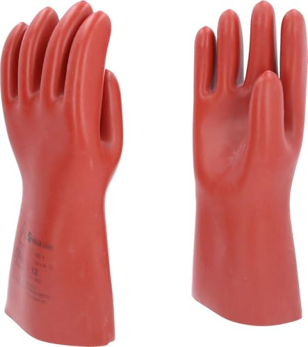 KS Tools 117.0074 Elektriker-Schutzhandschuh mit mechanischem Schutz | Größe 12 | Klasse 1 [7500 V] | rot