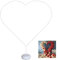 Kit d'arche de ballons en forme de cœur, décoration de fond de fête, kit de support de ballons, kit de support de colonne de ballons amovible, convient pour un mariage