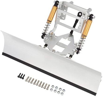 [Fernbedienung Spielzeugteile] Schneepflug aus Metall, Schneesandschaufel, kompatibel mit 1/10 RC Crawler Car Traxxas TRX4 Axial SCX10 II 90046 SCX10 III RGT 86100 - sievironmentell freundliche Materi