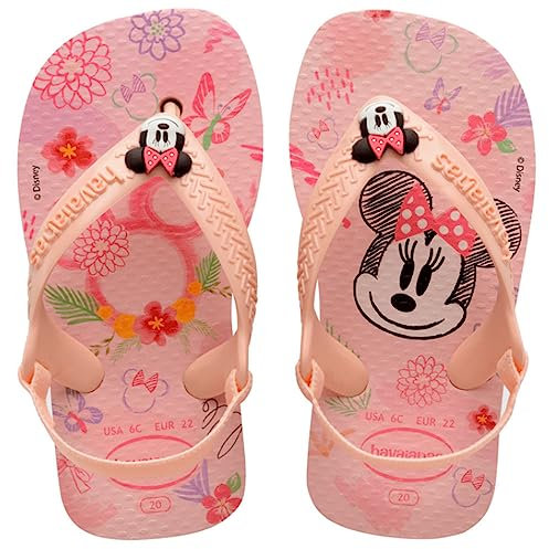 Havaianas Baby Disney Classics II, Sandali Unisex Bimbi, Pink, 19 EU