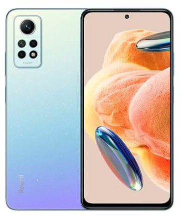 Xiaomi Redmi Note 12 Pro 4G Smartphone, Pantalla AMOLED de 120Hz Lisa, Snapdragon 732G, cámara Ancha de 108MP, Carga Turbo de 67W (8+128GB Azul Estrella)