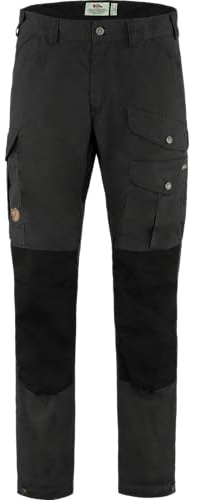 Fjällräven Vidda Pro Men's Hiking Trousers (US, Wasit Inseam, 30, 32, Regular, Regular, Dark Grey-Black)