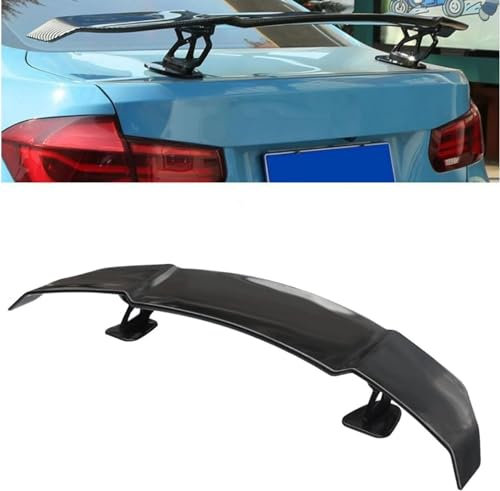 Auto-Spoiler-Heck für Ford Mustang GT Convertible GT V8 GT V8 Coupe 2-Door, Hecklippen-Stoßstangenschutz,Fahrzeug Stabilitäts-Heck Dekoration, Kofferraum-Heckflügel,A-Black