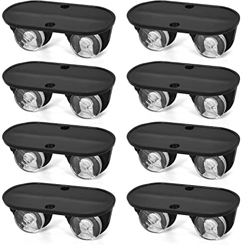 Tolenre Polea autoadhesiva Mbel 8 unidades pequeñas Mbelrollen plástico ruedas giratorias Rollrder Laufrolle caja clasificador