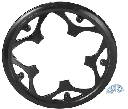 A ABSOPRO Copertura per corone della guarnitura per bicicletta, 48 denti, 9,5 cm, 5 fori
