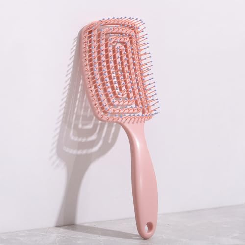 Stianiiie Magical Hairbrush, Cepillo para el cabello desenredante ventilado húmedo y seco, para hombres, mujeres y niños, cepillo para el cabello de masaje de peinado de secado rápido
