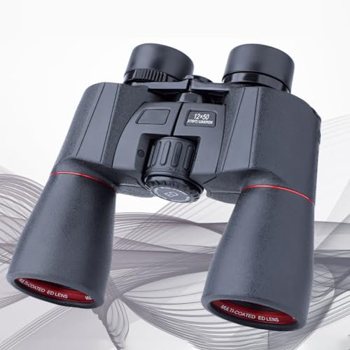 UPWONEC HD 12X50 -Fernglas Mit Bak4 -Prism Und FMC -Beschichtung, Professionellem Teleskop (24 Mm Großes Okular, 50 Mm Groß