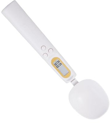 Cuchara medidora de alimentos | Cucharas medidoras de gramos | Cucharas medidoras precisas de 1000 g/0,1 g con pantalla LCD y mango extraíble para porciones de leche, té, harina, especias,