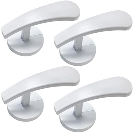 Ganci per tende, ganci per drappeggi, ganci per drappeggi, montaggio a parete, 4 pezzi decorativi hardware – Drapery – Unbacks con viti per camera da letto, soggiorno, lavoro
