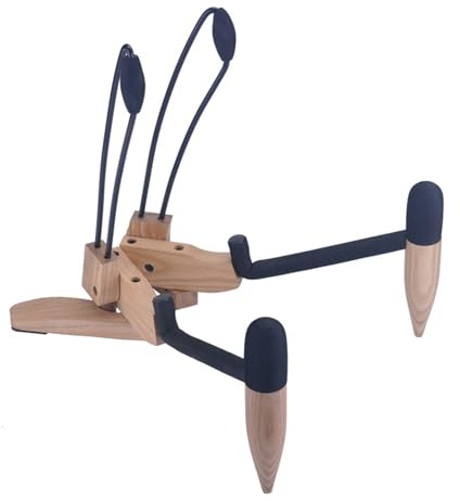 Zusammenklappbarer Ukulelenständer aus Holz, für kleine Gitarren, Violinen, Banjo, Mandoline, einfach zu bedienen
