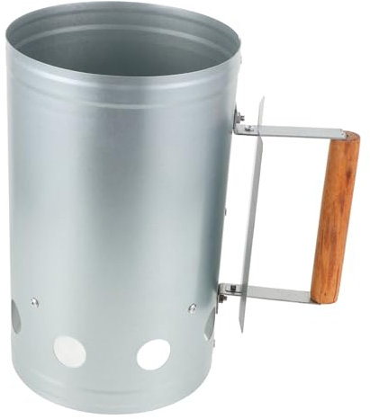ibasenice Stainless Steel Chimney Charcoal Starter Barrel for Outdoor Grill