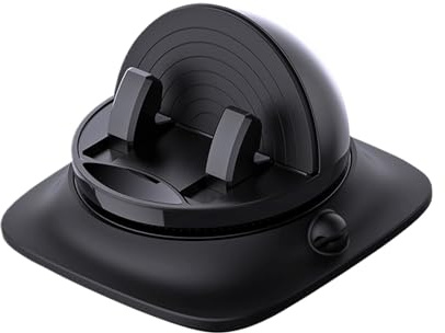 Generico Supporto Per Telefono Da Cruscotto,Porta Cellulare Auto con Organizzatore Cavi - Base Regolabile Antiscivolo Per Navigazione Guida Smartphone E Tablet