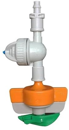 MULONGOR 1pc Landwirtschaft 360 Grad Rotierenden Micro Spray Düse Gewächshaus Gartenarbeit Zerstäubung Micro Sprinkler Bewässerung System Sprayer(Model C)