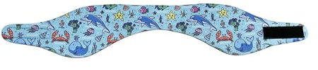 Diadema de natación ajustable, cubierta protectora para las orejas, cómoda diadema de natación para niños y adultos