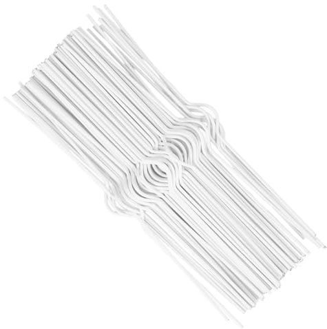 GAROZATION Crochets de Calendrier Suspendus en Fer 20 Cm Lot de 100 Crochets de Reliure Double Spirale pour Classeur Calendrier Affiches et Banderoles Usage Bureau et Organisation