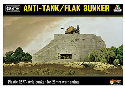 WarLord Bolt Action Spiele, Miniaturen - Flak Bunker