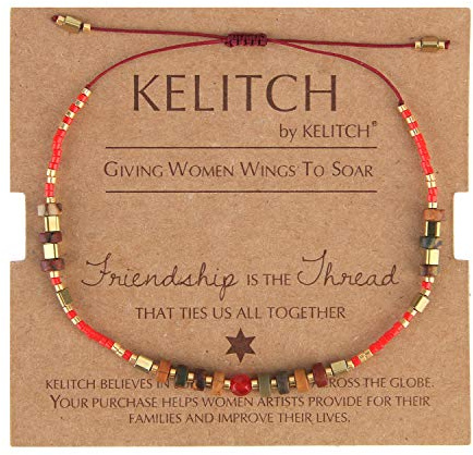 KELITCH Seed Perlen Freundschaft Armbänder Dünne Seil Armbänder Frauen Handgemachten Schmuck